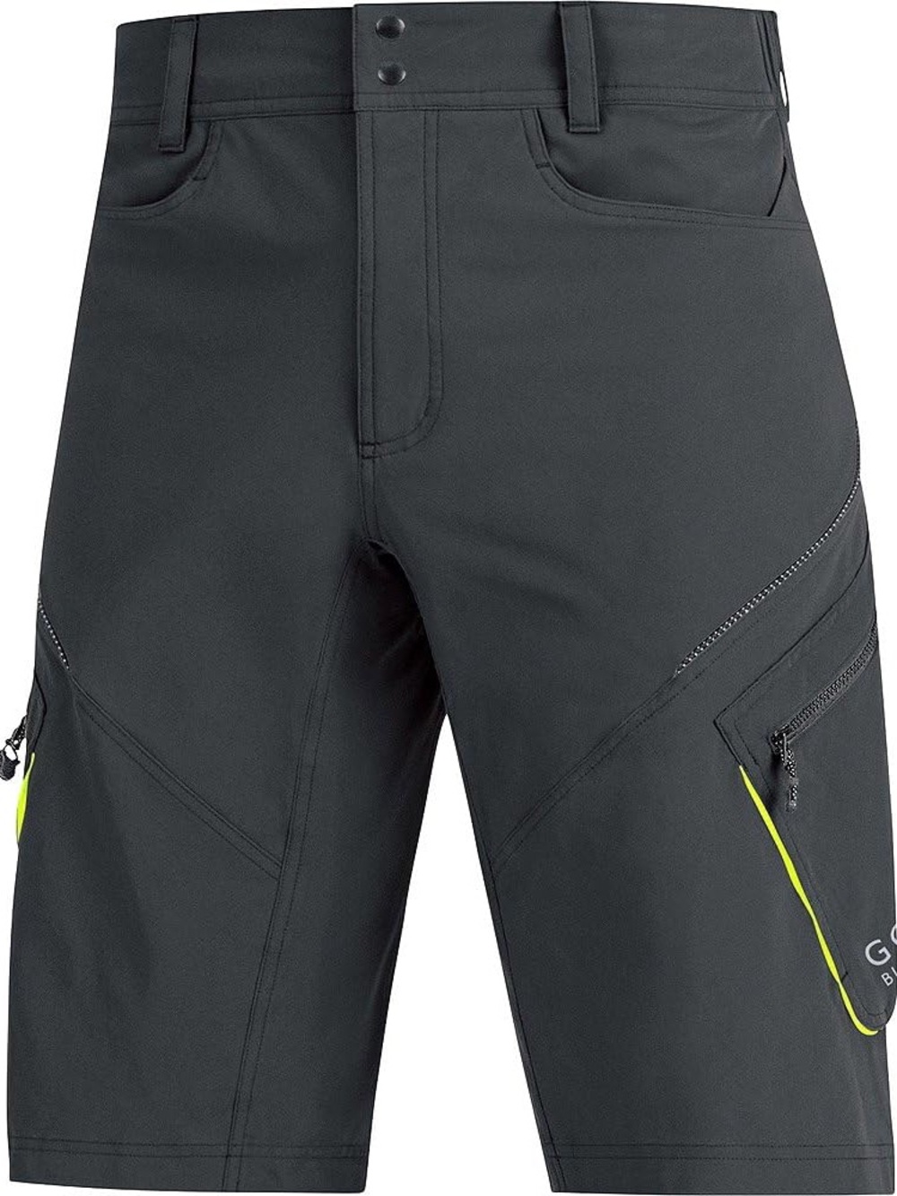 GORE BIKE WEAR Cycling Shorts Black Cargo Bike Shorts Reflective Pockets Men’s
